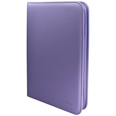 Vivid Purple 9-Pocket Zippered PRO-Binder